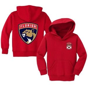 NHL Florida Panthers Red Kids Pullover Hoodie 4T